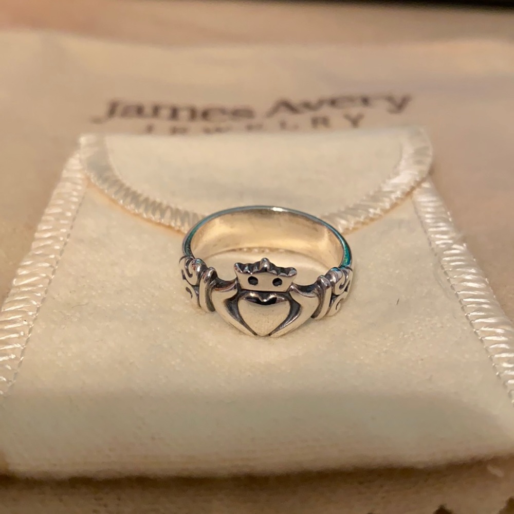 James Avery Adorned Claddagh Ring - Size 8